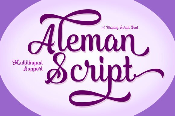 Aleman Script: A Timeless Font for Vintage-Inspired Designs