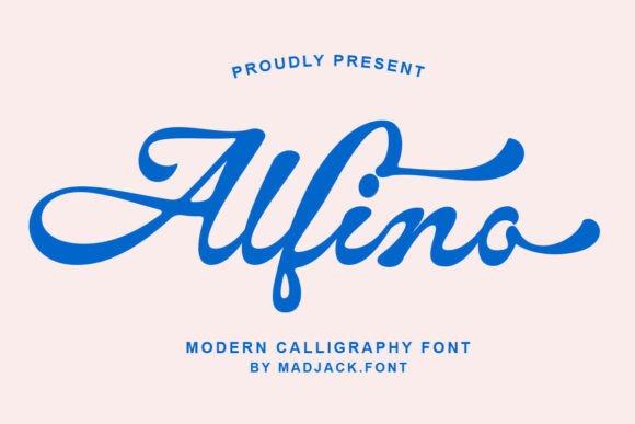Alfino Script: A Bold and Trendy Typeface for Creative Expression