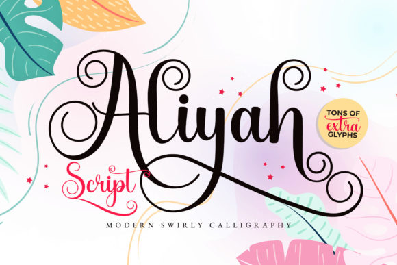 Aliyah Script: A Delicate Elegance for Creative Expression