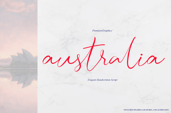 Australia Script: A Classy Font for Creative Expression