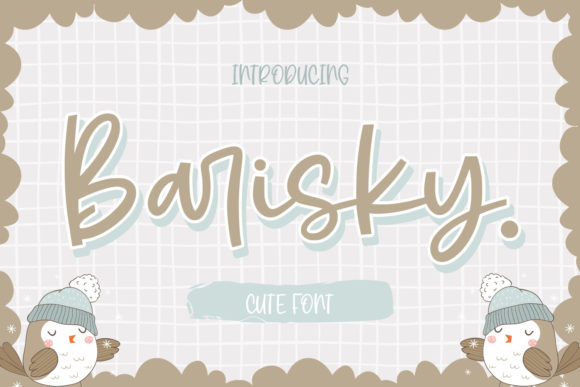 Barisky Cute Script: A Handwritten Font for Creative and Professional Workflows