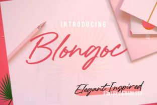 Blongoc Script: A Modern Handwritten Font for Creative Projects