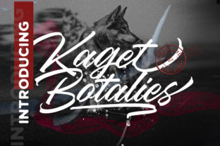 Botalies Kagetan Script: A Modern Handwritten Font for Creative Expression
