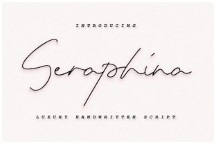 Discover the Elegance of Seraphina Script: A Luxurious Signature Font