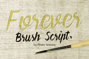 Forever Brush Script: A Handwritten Font with Character