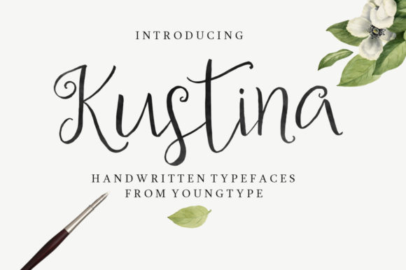Kustina Script: A Delightful Font for Creative Expression