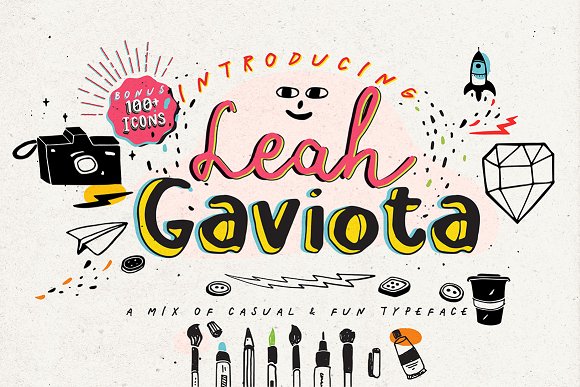 Leah Gaviota Script: A Versatile Font Family for Creative Projects
