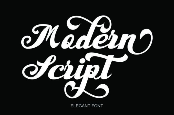 Modern Script: A Versatile Font for Creative and Professional Projects