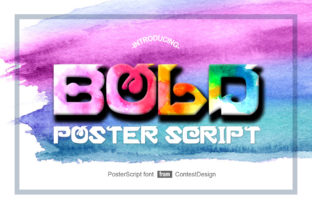 Poster Script: A Bold and Elegant Font for Creative Expression