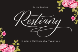 Restiany Script: A Handwritten Calligraphy Font for Creative Projects