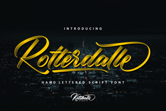 Rotterdalle Script: A Versatile Hand-Lettered Font for Creative Projects