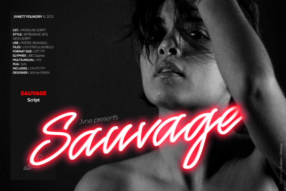 Sauvage Neon Script: A Bold Choice for Creative Design