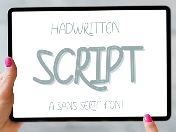 Script: A Versatile Handwritten Font for Creative and Professional Designs