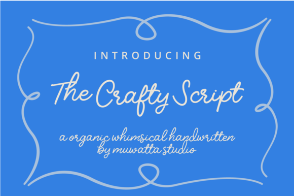 The Crafty Script Font: A Playful Touch for Creative Designs